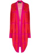 Gianluca Capannolo Check Patterned Long Cardigan - Red