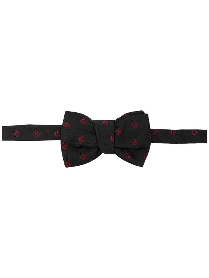 Givenchy 4g Jacquard Bow Tie - Black