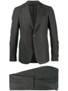 Z Zegna Plaid Single-breasted Suit - Silver