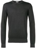 Paolo Pecora Long-sleeve Fitted Sweater - Black