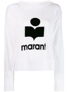 Isabel Marant Étoile Logo Print Sweatshirt - White