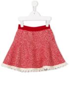 Mi Mi Sol Flared Woven Skirt, Girl's, Size: 10 Yrs, Red