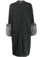 Agnona Loose-fit Cardi-coat - Grey