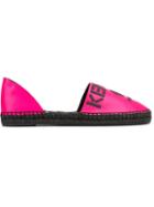 Kenzo Kenzo Paris Espadrilles, Women's, Size: 36, Pink/purple, Cotton/leather/rubber