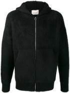 Laneus Fur Zipped-up Jacket - Black