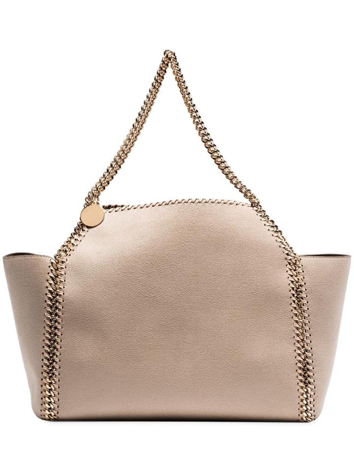 Stella Mccartney Beige Falabella Pu Tote Bag - Neutrals
