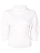 Khaite 3/4 Sleeves Sweater - White