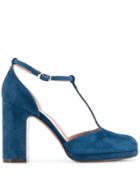 L'autre Chose T-strap Heels - Blue