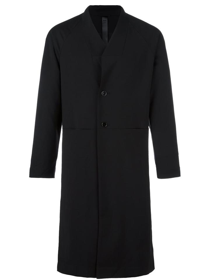 Odeur 'box' Single Breasted Coat, Adult Unisex, Size: Medium, Black, Wool/spandex/elastane