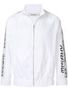 Misbhv Branded Sleeve Zip Jacket - White