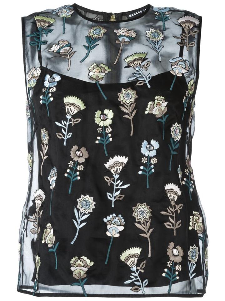 Markus Lupfer Embroidered Tank Top