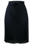 Red Valentino Midi Pleated Skirt - Blue