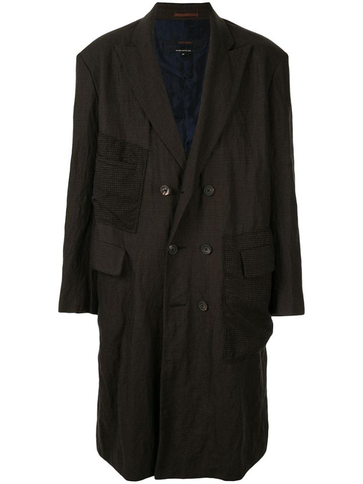Ziggy Chen Loose Fit Coat - Black