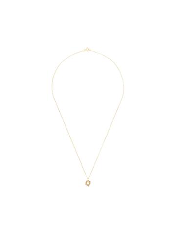 Rachel Entwistle Cube Pendant Necklace - Yellow & Orange