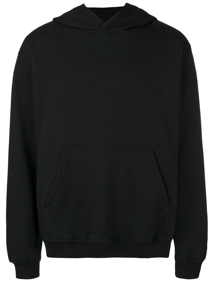 Msgm Poch Pocket Hoodie - Black