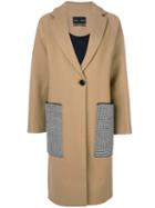 Proenza Schouler - Statement Pocket Oversized Coat - Women - Polyamide/polyester/viscose/virgin Wool - 4, Brown, Polyamide/polyester/viscose/virgin Wool