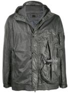 Cp Company Hooded Windbreaker Jacket - Grey