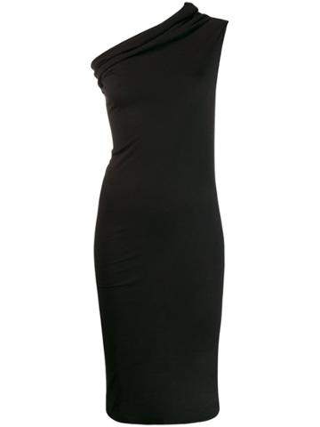 Rick Owens Lilies One Shoulder Dress - Black