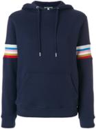 Alexa Chung Diagonal Fleece Sweatshirt - Blue