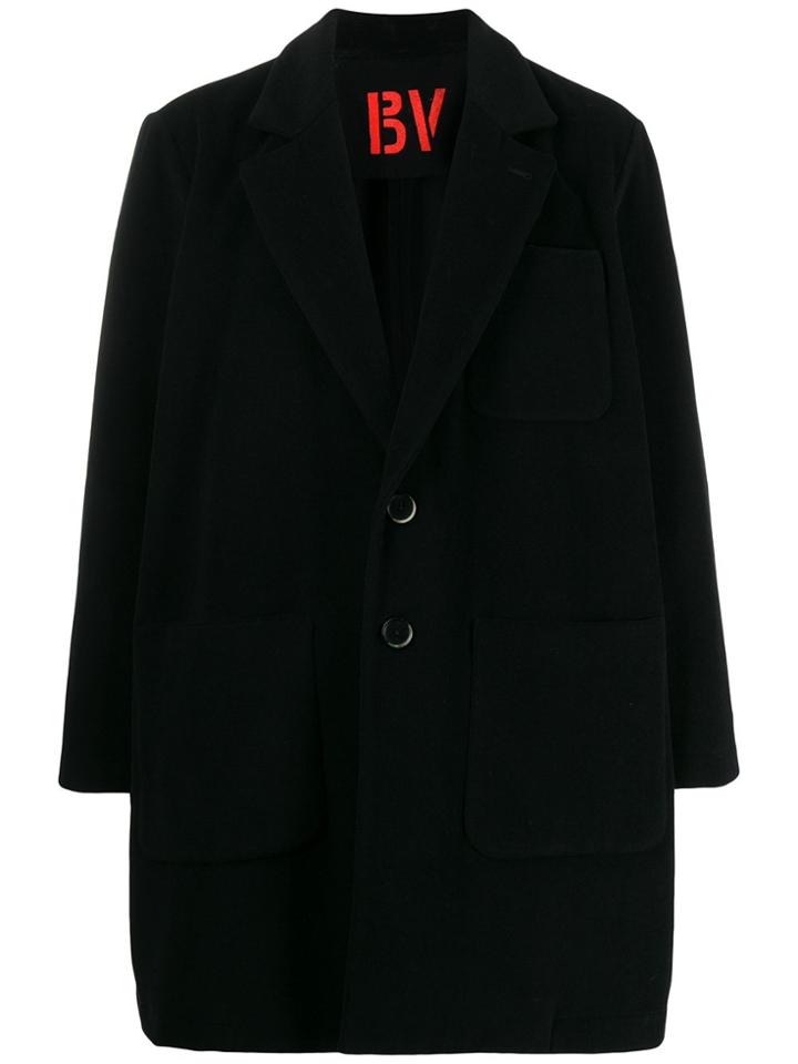 Barena Oversized Single-breasted Coat - Blue