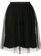 Maison Margiela Layered Gathered Skirt - Black