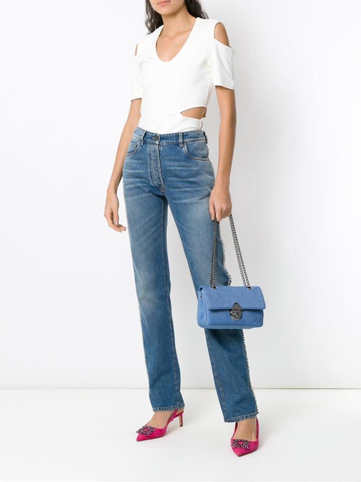 Tufi Duek Denim Shoulder Bag - Blue
