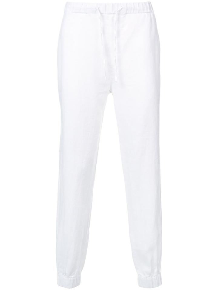 Onia Drawstring Tapered Trousers - White