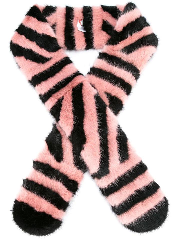 Shrimps Faux Fur Stole, Women's, Black, Modacrylic/polyester