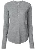 Nsf Long-sleeve Fitted Top - Grey