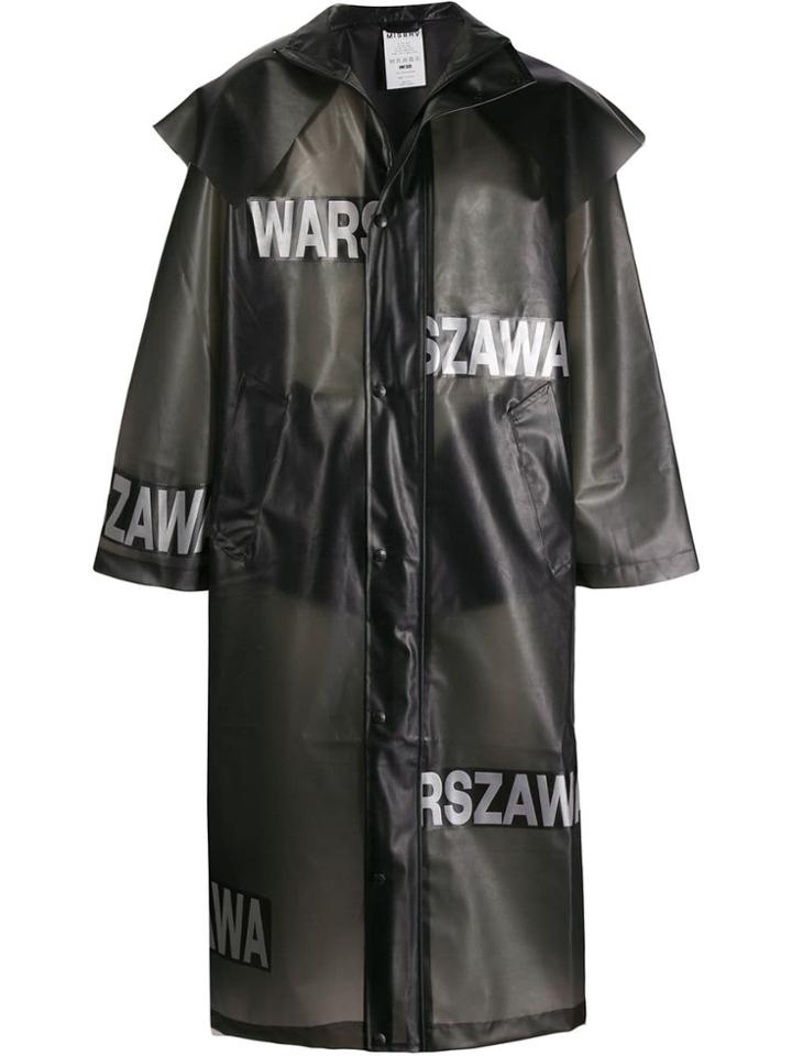 Misbhv Warszawa Trench Coat - Black