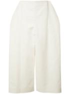 Jacquemus - Le Pantacourt Jupe Trousers - Women - Cotton - 36, White, Cotton