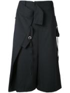 Max Tan 'serge' Cropped Trousers - Black