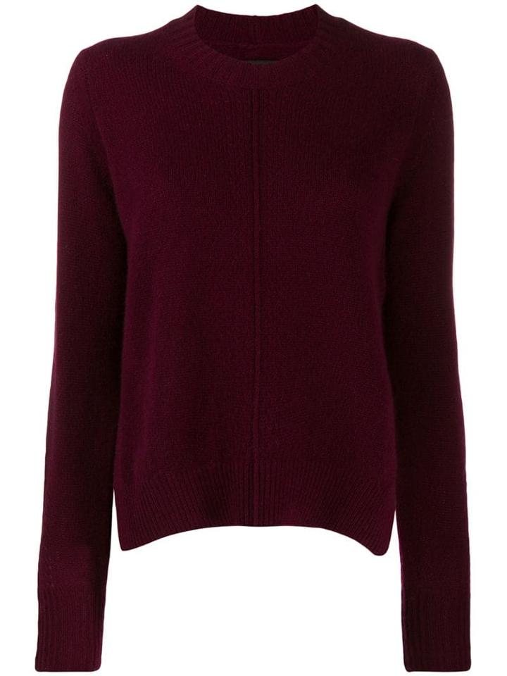 Isabel Marant Raised Seam Jumper - Red