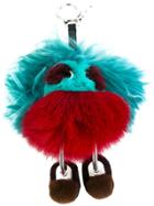 Fendi Bag Bugs Keyring - Green