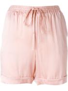P.a.r.o.s.h. 'safira' Shorts, Women's, Size: Small, Pink/purple, Silk/spandex/elastane