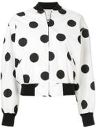 Msgm Polka-dot Bomber - White