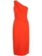 Narciso Rodriguez One-shoulder Dress, Women's, Size: 44, Red, Viscose/spandex/elastane