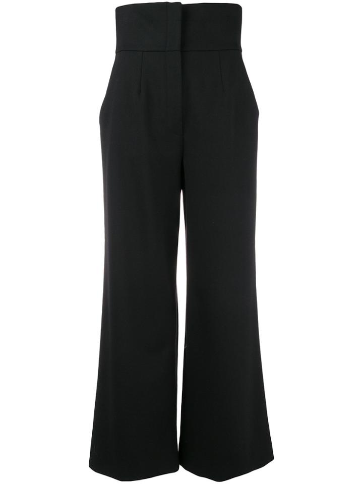 Dolce & Gabbana High-waisted Tailored Trousers - Black