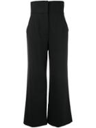 Dolce & Gabbana High-waisted Tailored Trousers - Black