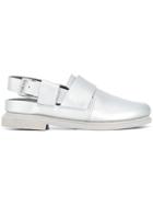 Camper Lab Sling-back Mules - Grey