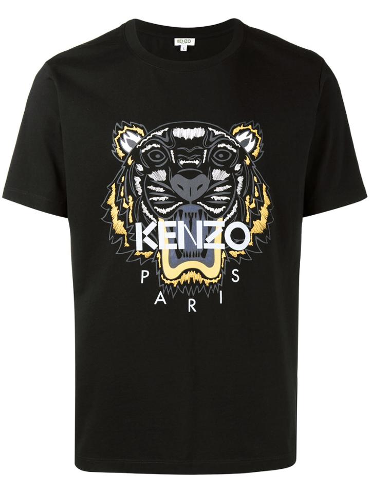 Kenzo Printed Tiger T-shirt - Black