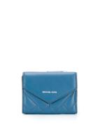 Michael Michael Kors Quilted Envelope Wallet - Blue