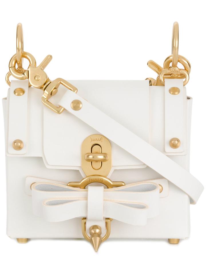Niels Peeraer 3pm Crossbody Bag - White