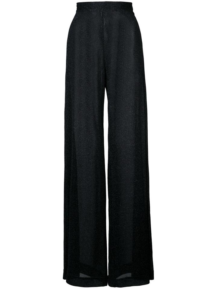 Rachel Comey Lurex Palazzo Pantshigh - Black