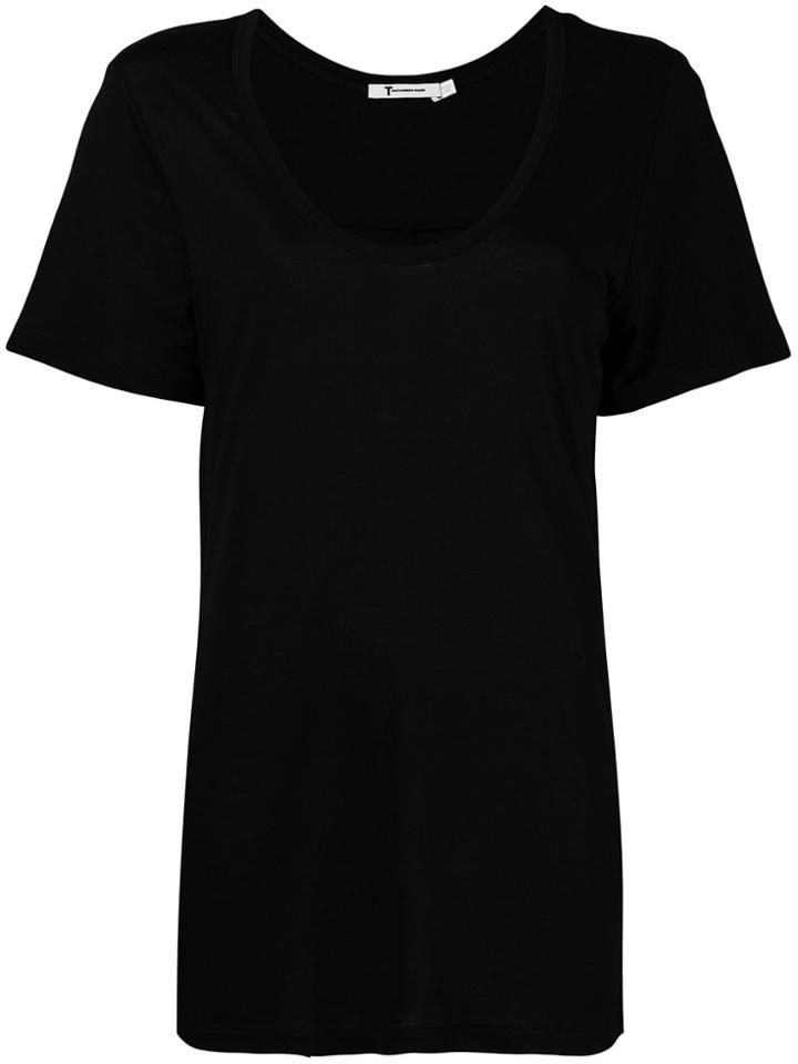 T By Alexander Wang Relaxed Fit T-shirt - Black