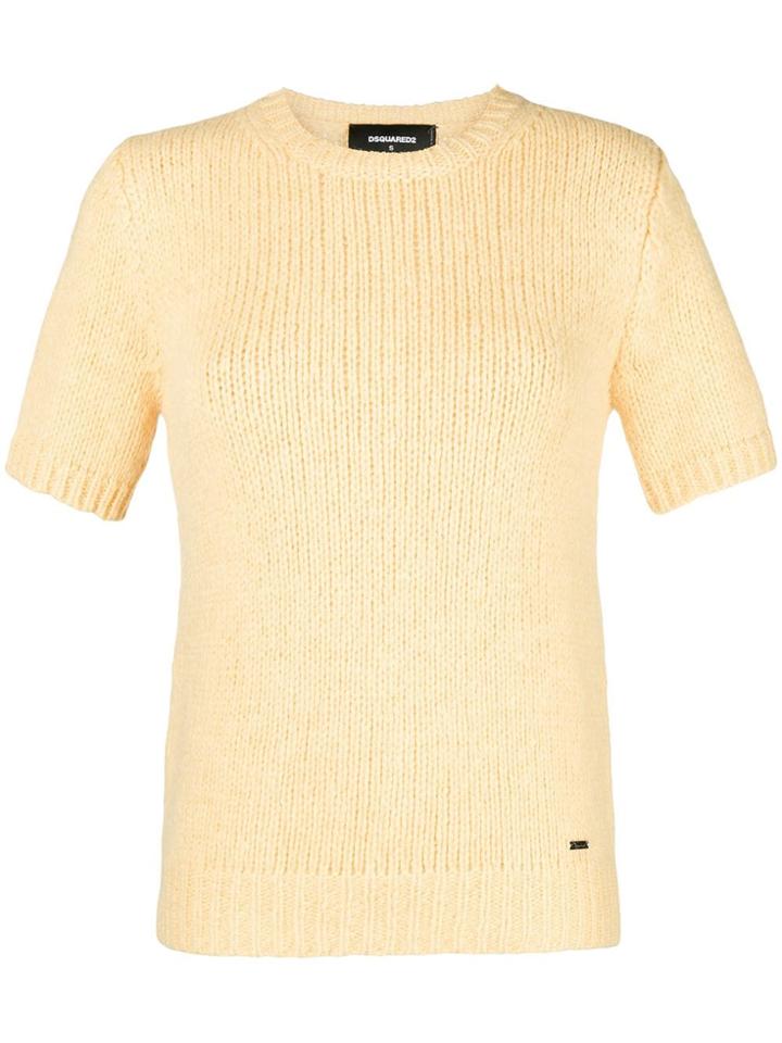 Dsquared2 Knitted Top - Nude & Neutrals