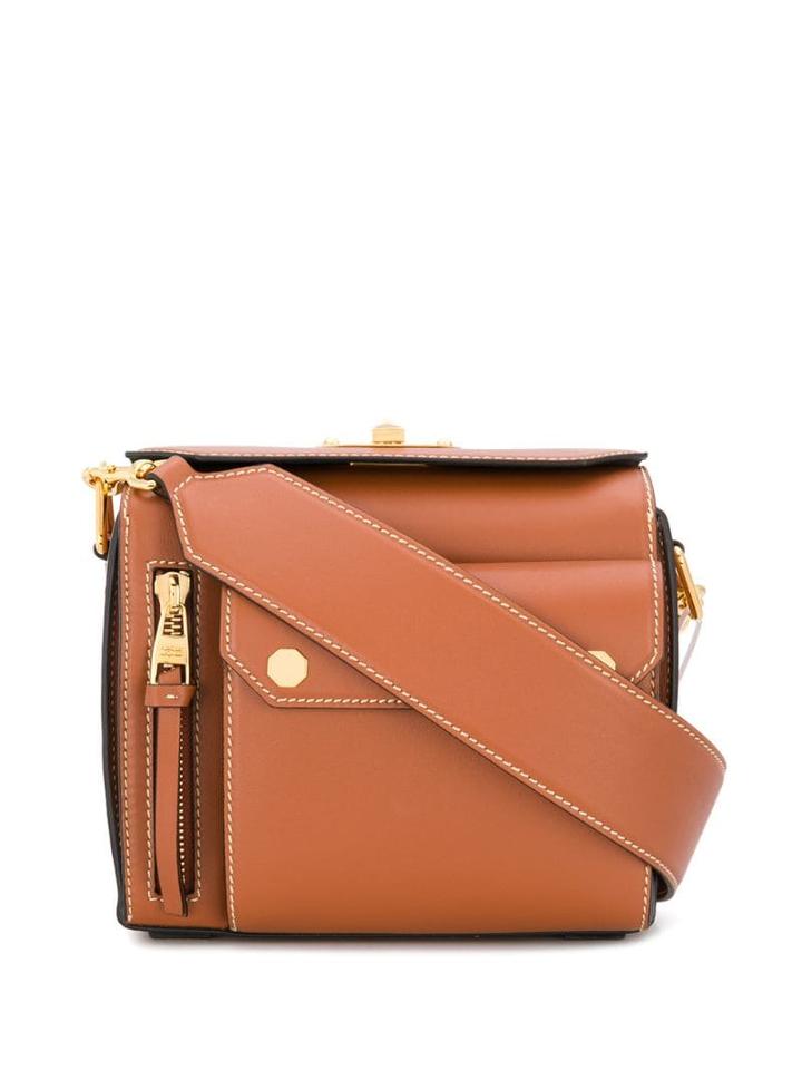 Alexander Mcqueen Box Shoulder Bag - Brown