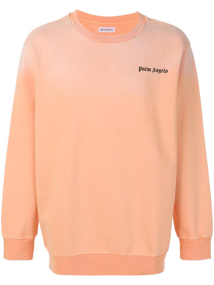 Palm Angels Gradient Printed Sweatshirt - Yellow & Orange