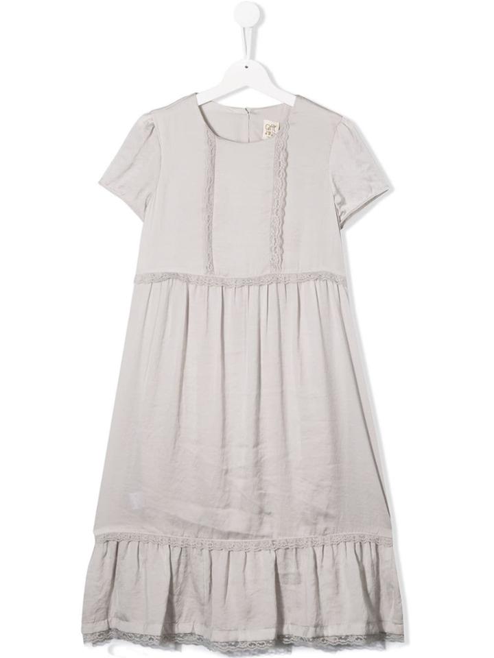 Caffe' D'orzo Teen Ambra Dress - Grey