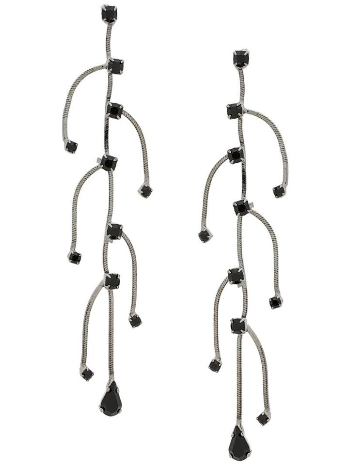Silvia Gnecchi Deva Earrings - Black